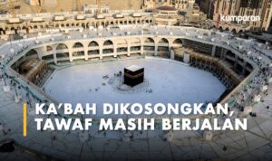 Area Sekitar Ka’bah Dikosongkan untuk Cegah Corona
