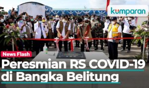 Doni Monardo Resmikan RS COVID-19 Ir. Soekarno di Bangka Belitung