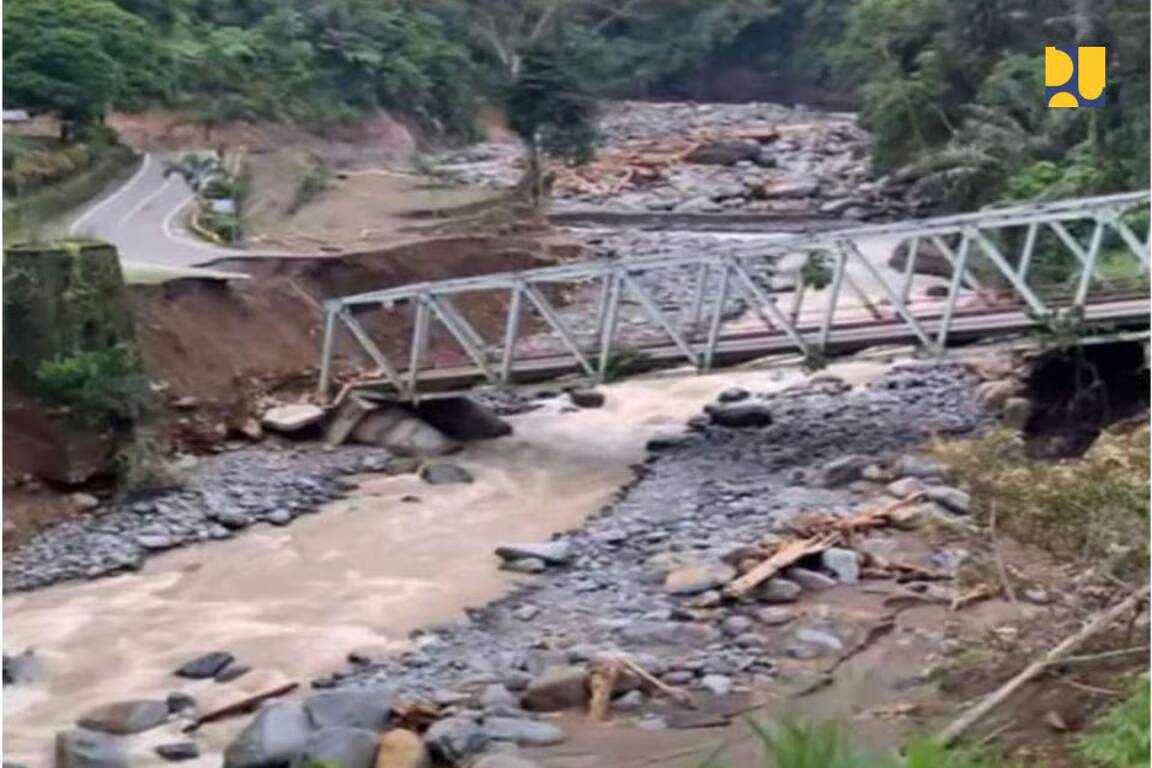 Kementerian PU Percepat Pemasangan Jembatan Bailey di Aceh Akibat Banjir