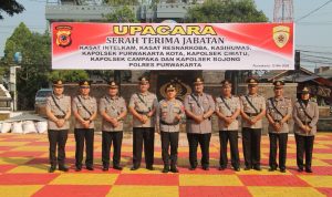 Polres Purwakarta Gelar Serah Terima Jabatan Sejumlah Pejabat Utama & Kapolsek